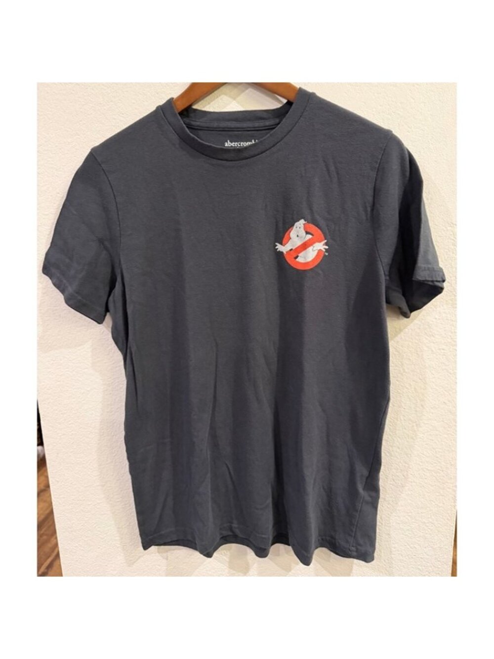 Abercrombie Kids Ghostbusters Tee Size 15/16 Charcoal Graphic Shirt